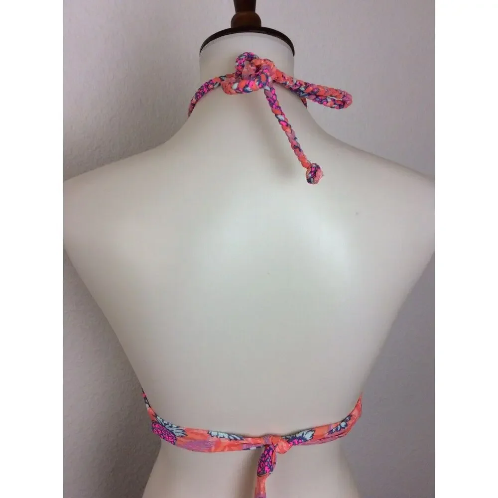American Eagle Outfitters Swim Bikini Top Floral Padded Swimwear